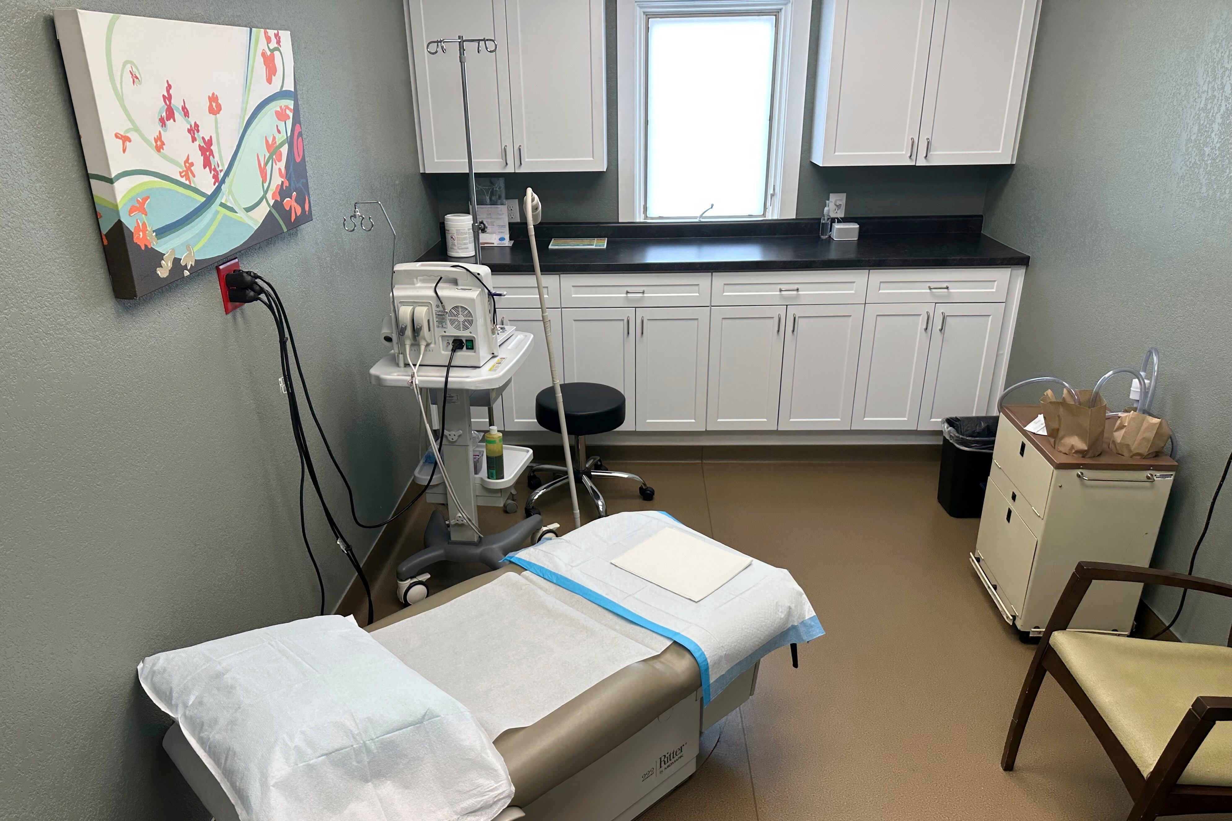 A procedure room at Wellspring Health Access, Wyoming's only abortion clinic, April 8, in Casper, Wyo. The state Supreme Court struck down a near-total abortion ban and abortion pill ban on Tuesday.