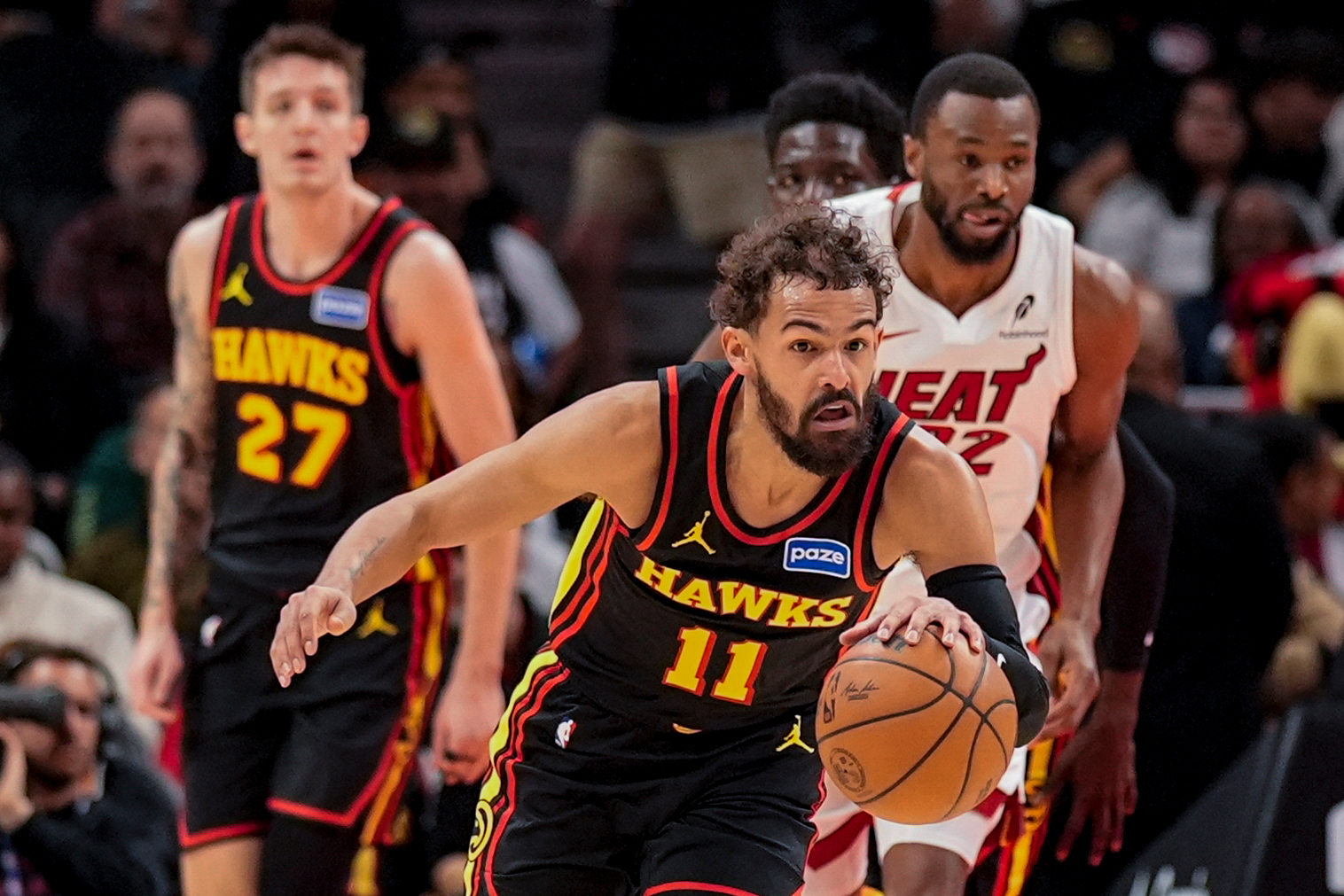 Hawks agree to trade high-scoring guard Trae Young to Wizards, AP source says