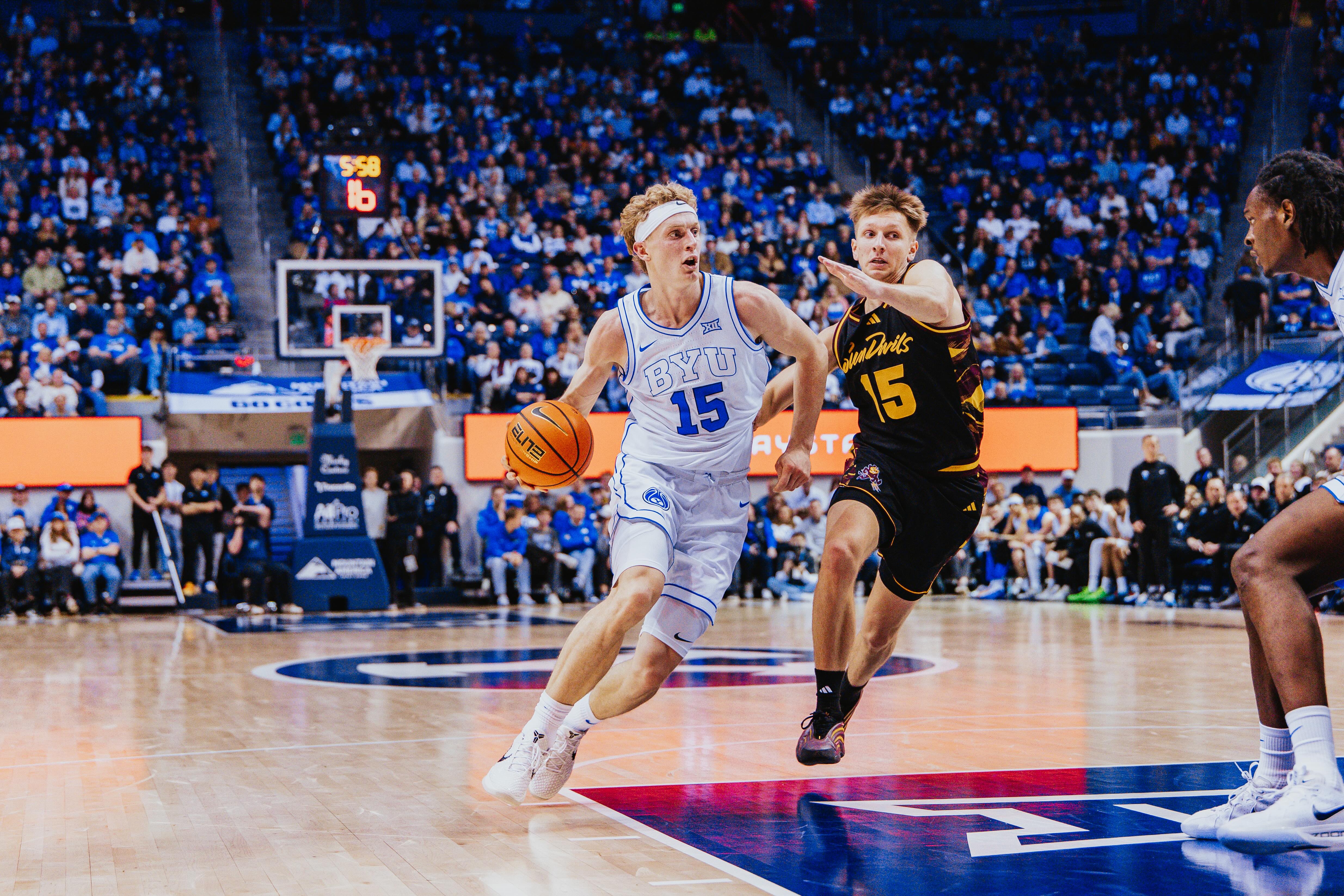 'Big 3' helps No. 9 BYU roll by Arizona State in Big 12 home opener