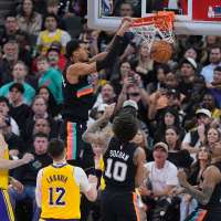 Johnson and Wembanyama fuel Spurs to win over Lakers 107-91, despite Doncic's 38 points