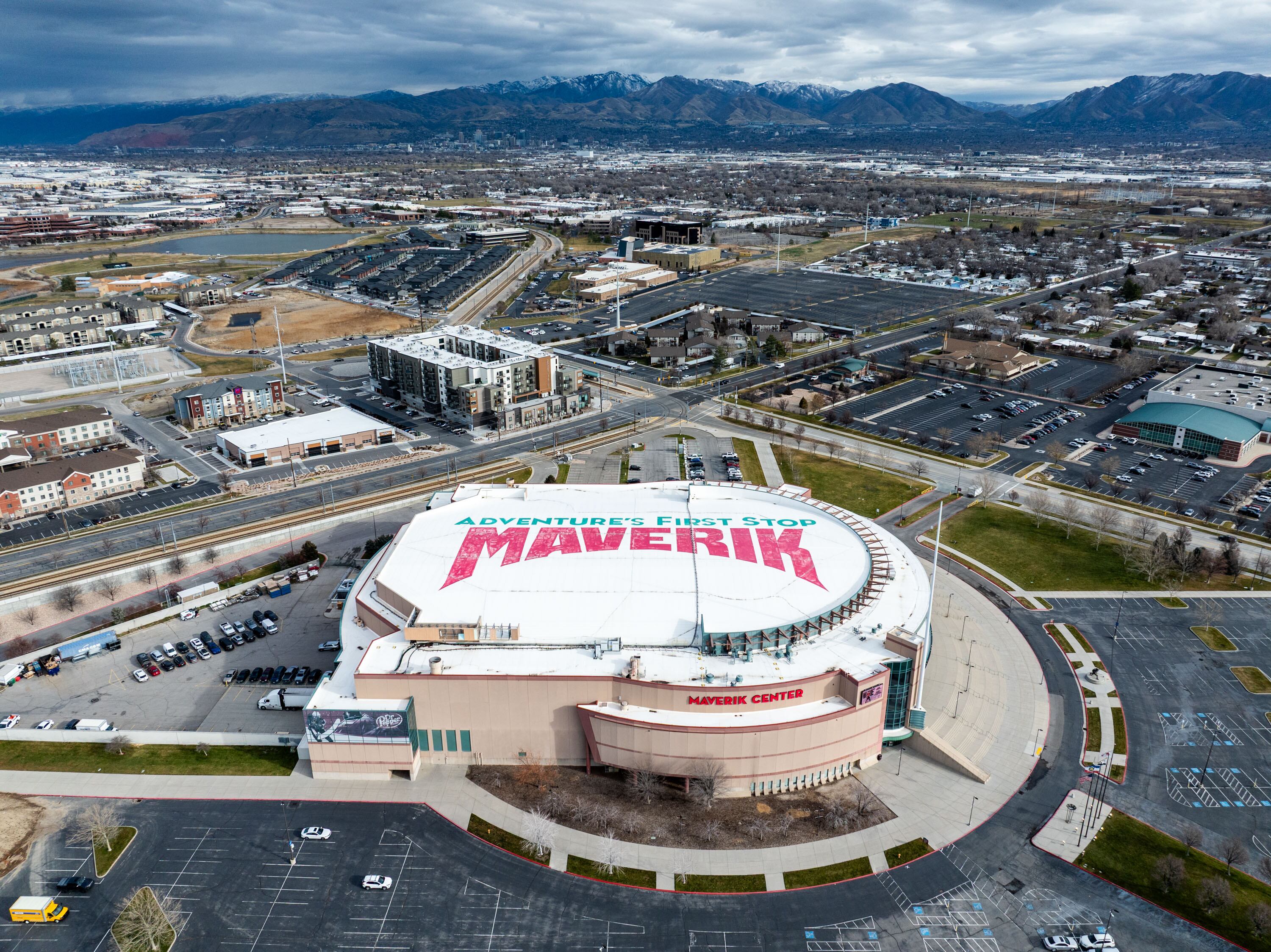 The Maverik Center in West Valley City, pictured on Wednesday, was scheduled to host ice hockey at the 2034 Winter Olympics, but will now host figure skating and speedskating instead.