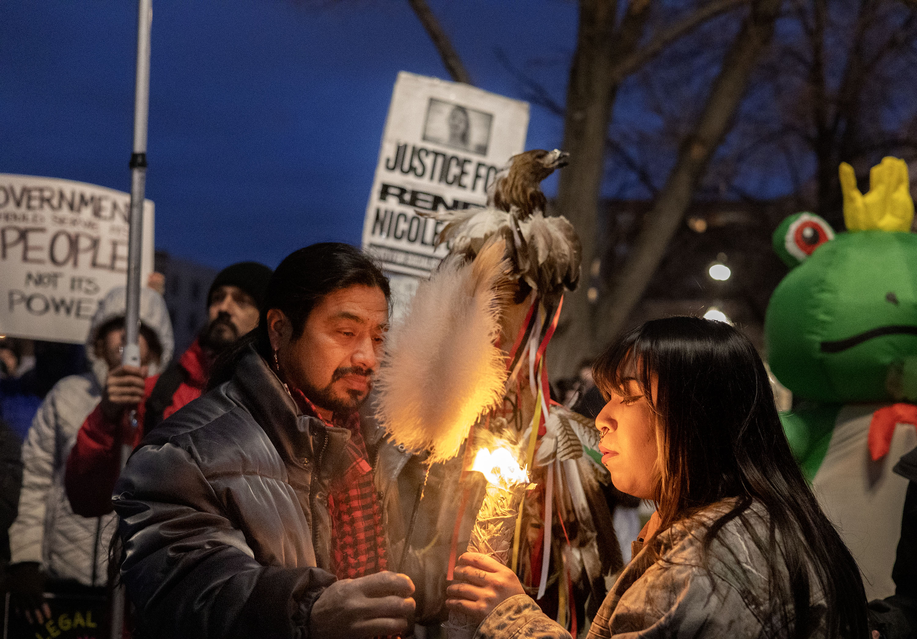 Hundreds attend anti-ICE protest in Salt Lake City following death of Minneapolis woman