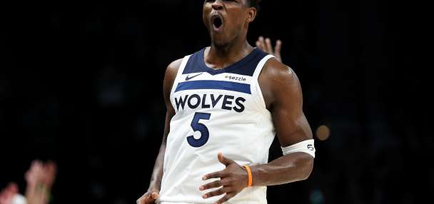 Anthony Edwards, the 3rd-youngest player in NBA history to reach 10,000 career points: 'It's cool.'