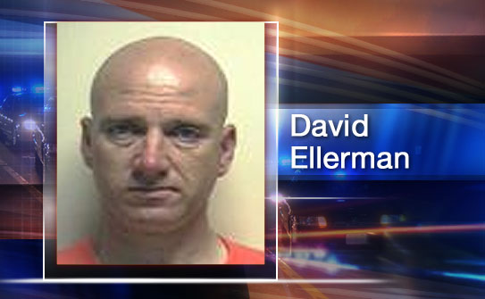 Man arrested after he flagged down police