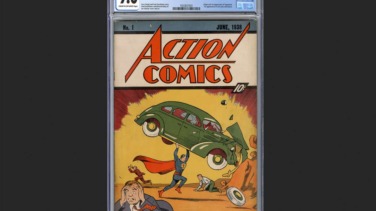 Comics Superman Example Rare copy of the comic book that introduced the world to Superman sells ...