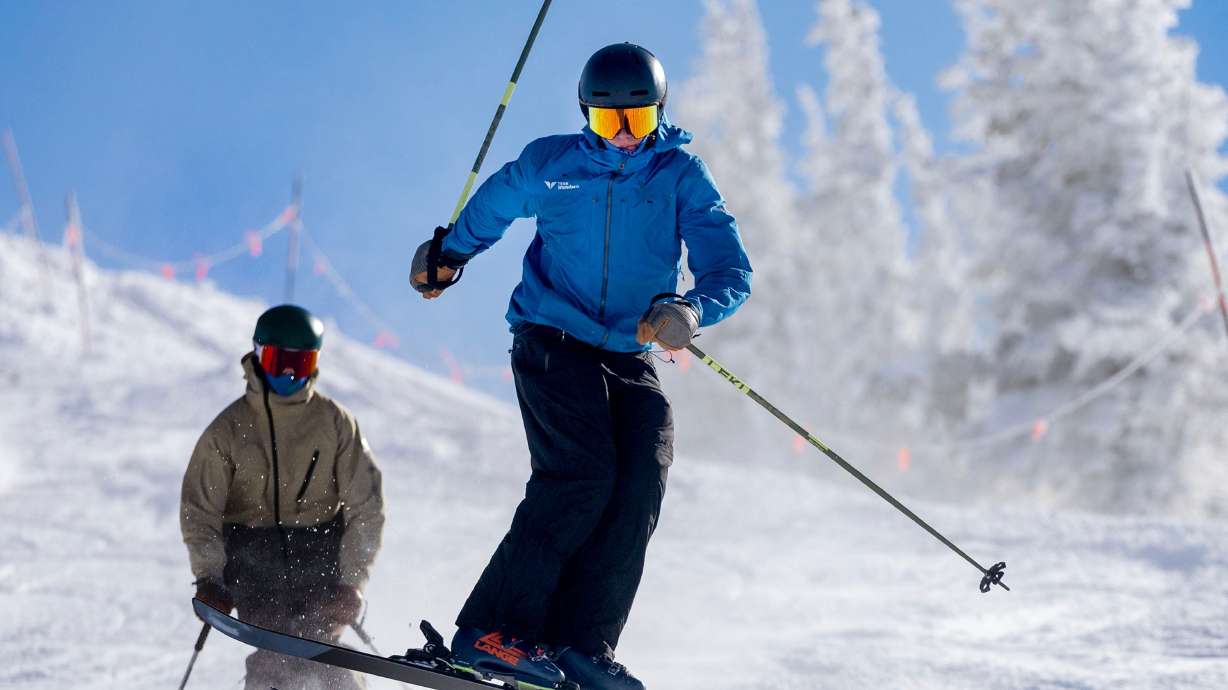 Skiers take advantage of the fresh snow at Snowbird in Little Cottonwood Canyon on Jan. 9. An incoming storm could dump multiple feet of snow in Utah's mountains by midweek, and potentially some snow in the valleys.