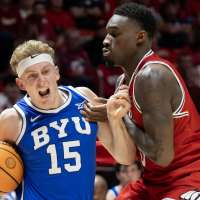 Saunders goes for 24 as No. 9 BYU holds off rival Utah for first road rivalry win since 2021