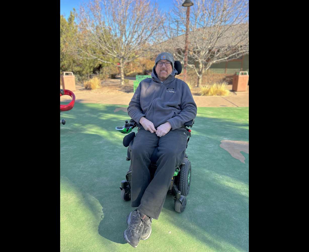 Justin Tuft works at Thunder Junction All Abilities Park as a greeter.
The park has 55 employees of all abilities.