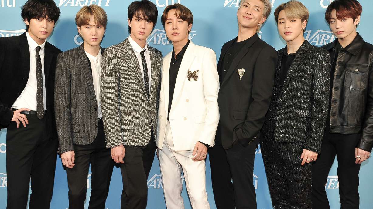 Korean pop band BTS appears at the 2019 Variety's Hitmakers Brunch in West Hollywood, Calif., on Dec. 7, 2019. The band announced its new world tour on Tuesday, its first since all seven members reunited after mandatory military service.