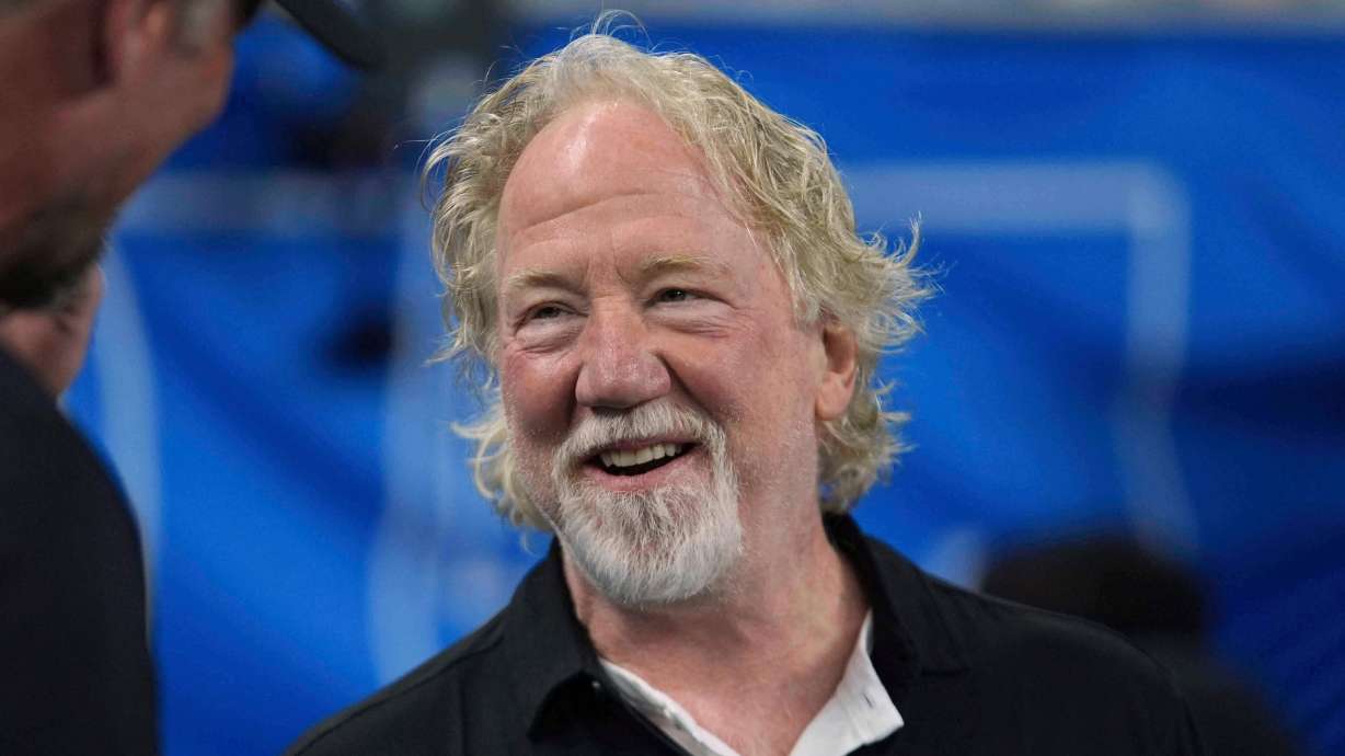 Actor Timothy Busfield before a Detroit Lions football game, Sept. 14. The Emmy Award-winning actor vowed to fight charges of child sex abuse as he turned himself in to authorities in New Mexico.