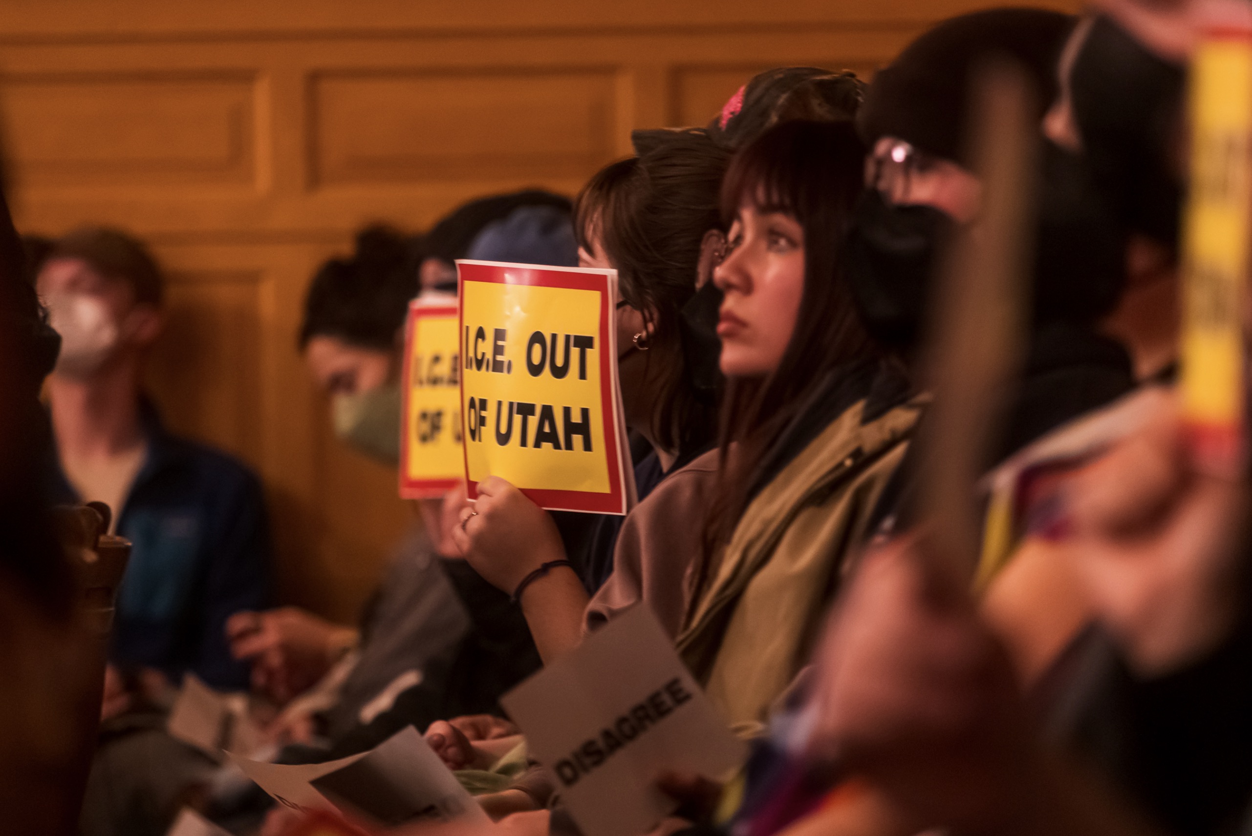 'Step it up': Group packs Salt Lake City meeting, calls on leaders to resist ICE