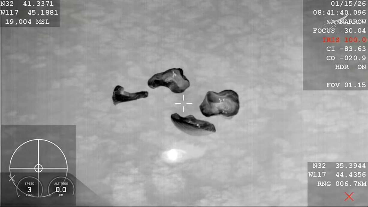 Four astronauts aboard a SpaceX Crew Dragon capsule splashed down early Thursday in the Pacific Ocean, ending a weeklong effort to get an unnamed crew member home to evaluate a medical issue.