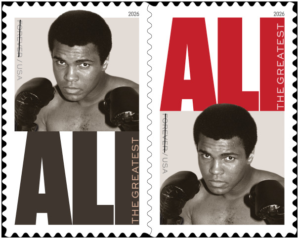 Postal Service unveils new Muhammad Ali stamp in champ's hometown