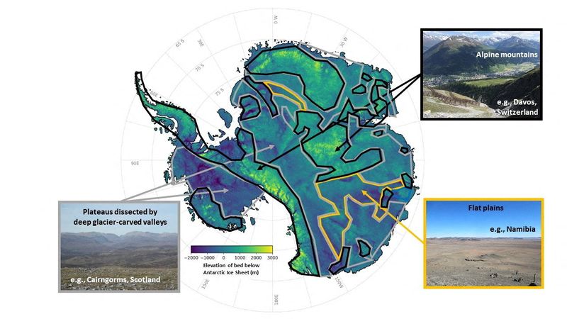 New map reveals hidden landscape under Antarctica's ice sheet