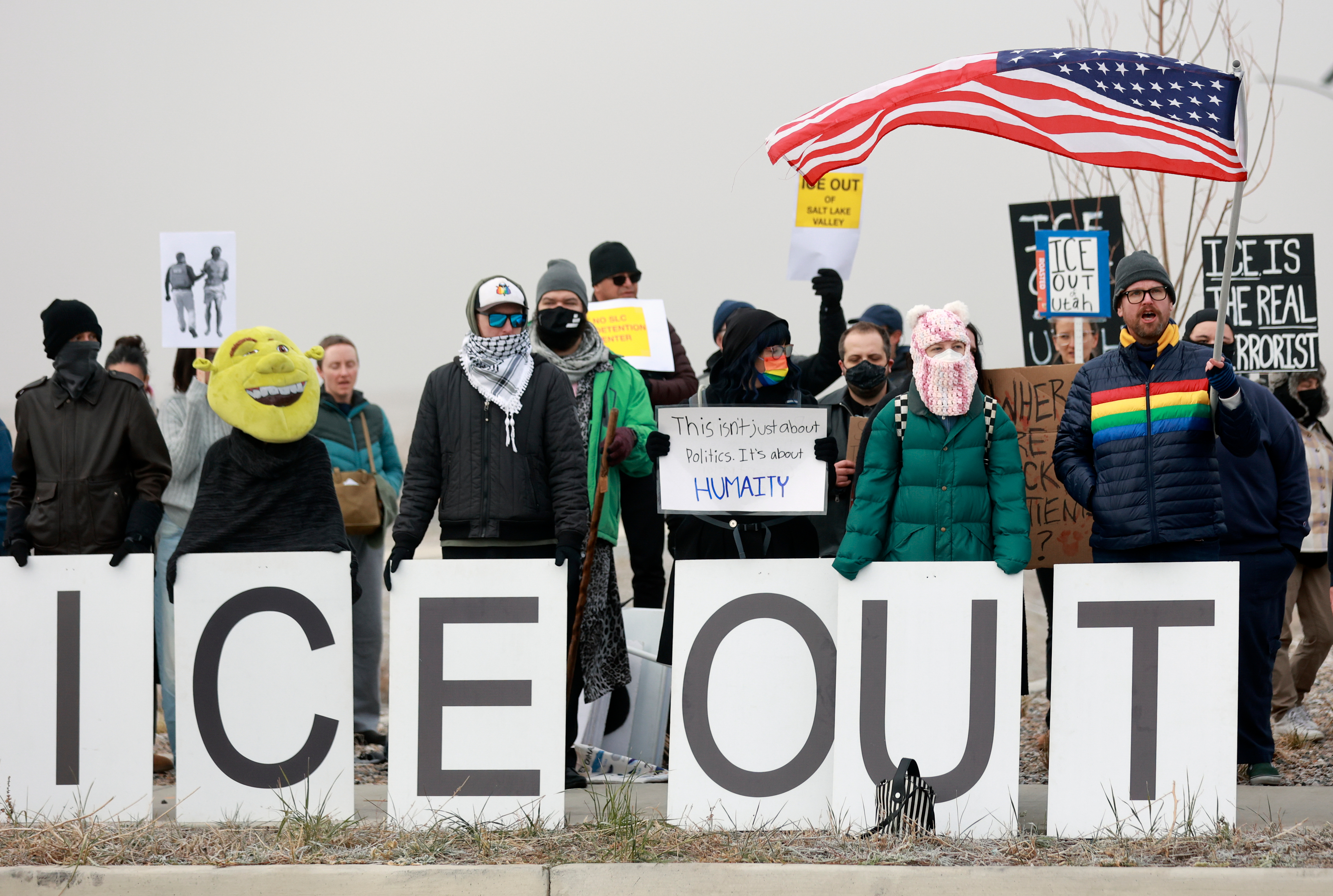 'Unconscionable': Demonstrators protest possible new immigrant detention facility in Utah