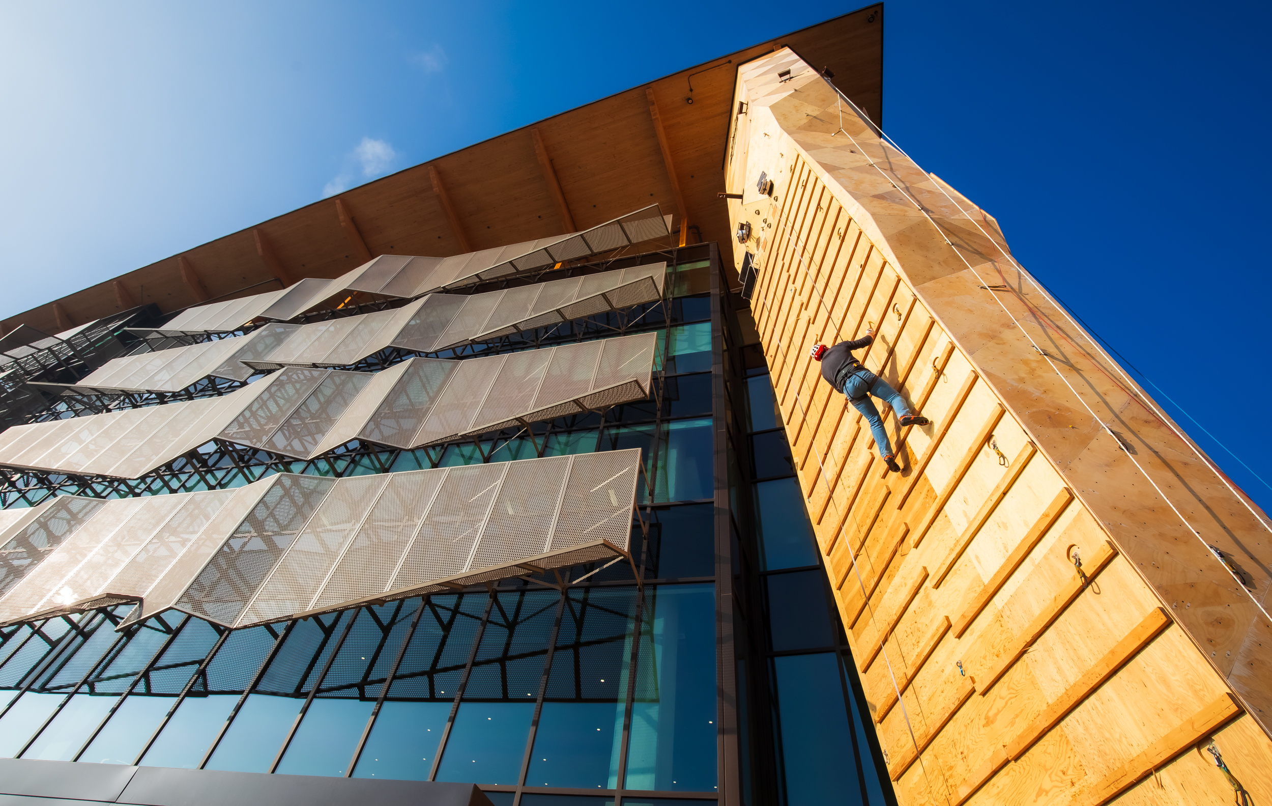 How to scale Millcreek City Hall on nation's largest dry-tooling wall