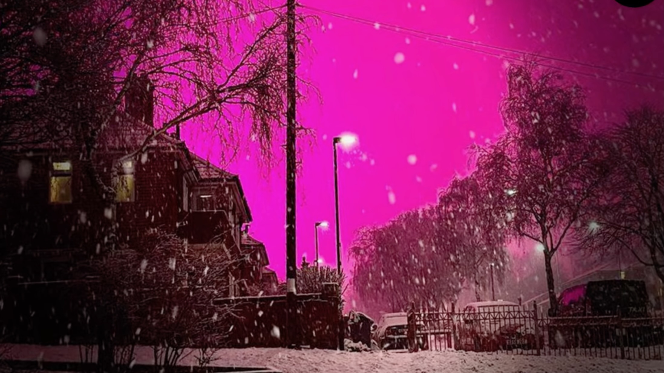 Have You Seen This? The skies turned pink over an English city (and it wasn't the northern lights)