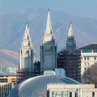 Scaffolding to come down as Salt Lake Temple renovation enters last full year