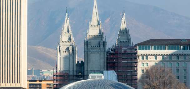 Scaffolding to come down as Salt Lake Temple renovation enters last full year