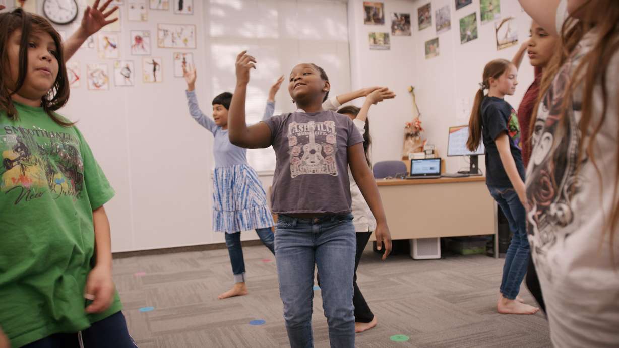 Utah elementary students participate in the Beverley Taylor Sorenson Arts Learning Program. The Utah State Board of Education met Thursday to discuss possibly reducing the program's funding ahead of the 2026 legislative session.