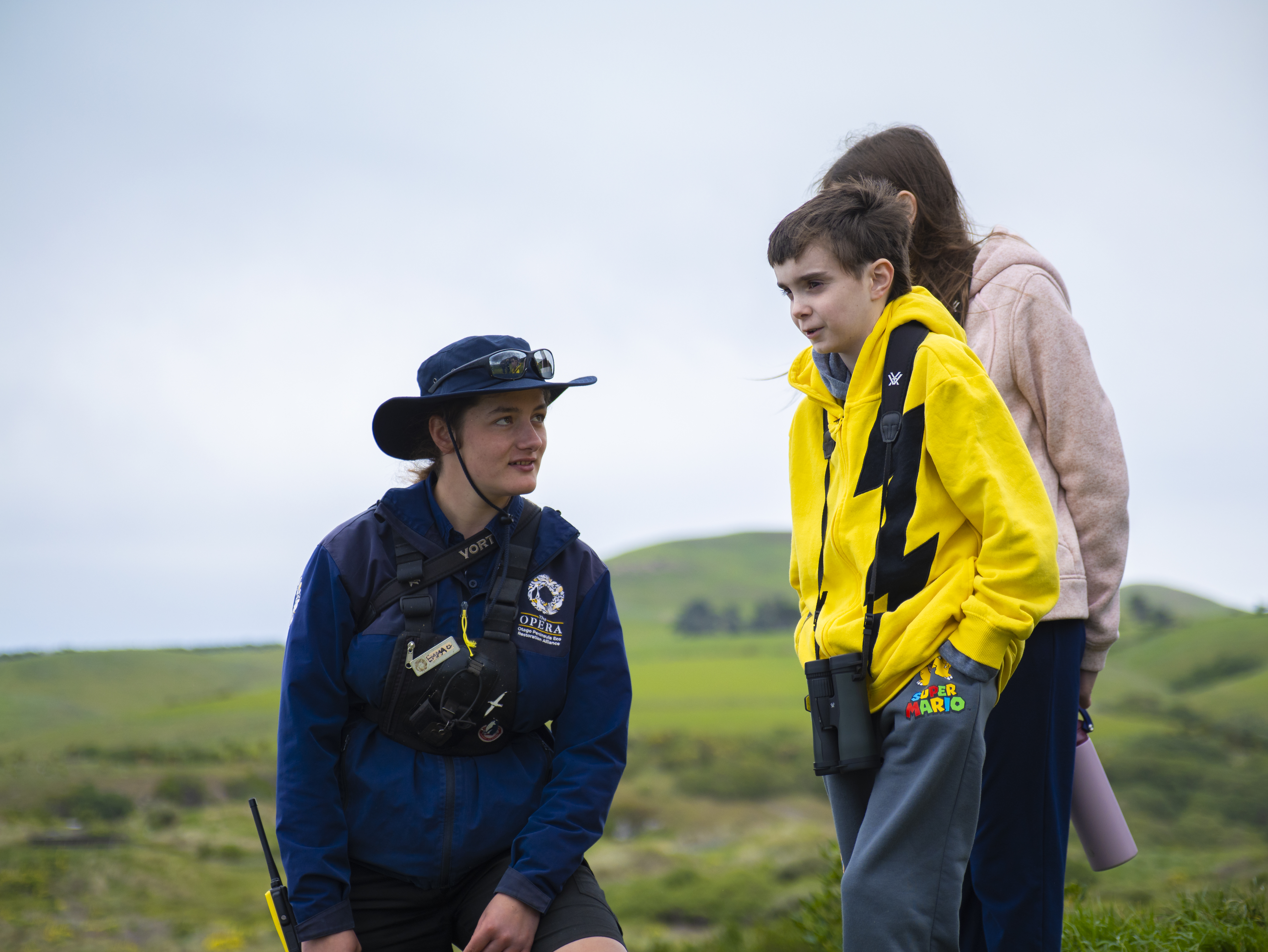 Andrew Jeffs, 12, of Draper, during a trip granted by Make-A-Wish to New Zealand in November 2025 to see native penguins.