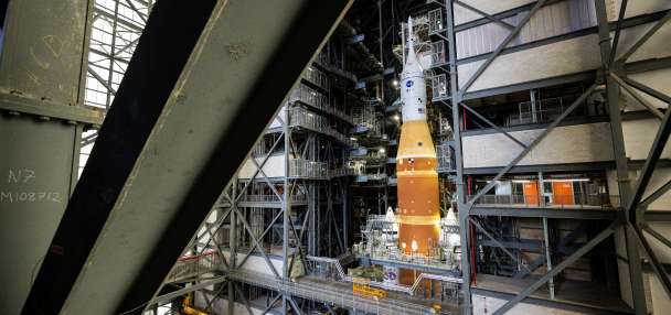 NASA's new moon rocket moves to the pad ahead of astronaut launch as early as February