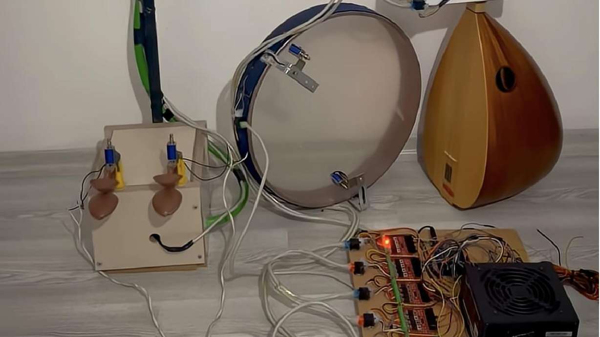 An interesting contraption in Turkiye could solve the problem of constant rehearsals in a band.