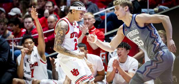 Terrence Brown scores 26 as Runnin' Utes defeat Horned Frogs for first Big 12 win