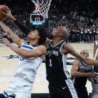 Wembanyama helps Spurs fend off season-high 55 points from Edwards as Spurs top Timberwolves
