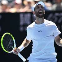 Moutet's underarm serve seals Australian Open first-round win