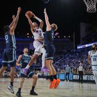 Heckler yells 'leave Greenland alone!' during US national anthem at NBA game in London