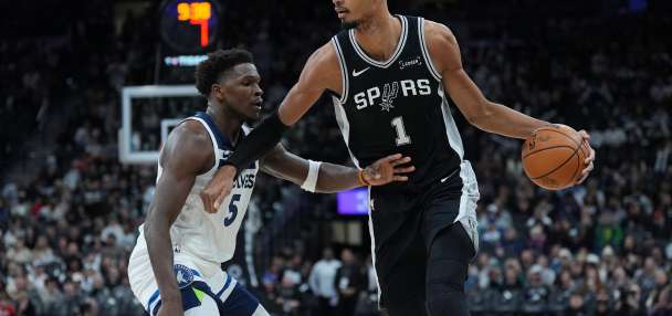 Edwards, Wembanyama enjoy another showdown between two of the West's best as Spurs top Timberwolves