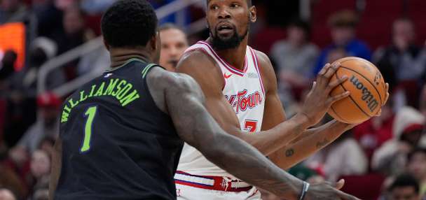 Durant passes Nowitzki for 6th place on NBA career scoring list as Rockets beat Pelicans 119-110