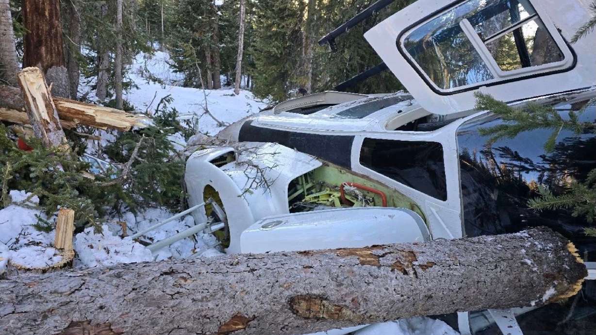 A helicopter crash Sunday near Timber Lakes, Wasatch County, left one person critically injured and remains under investigation.