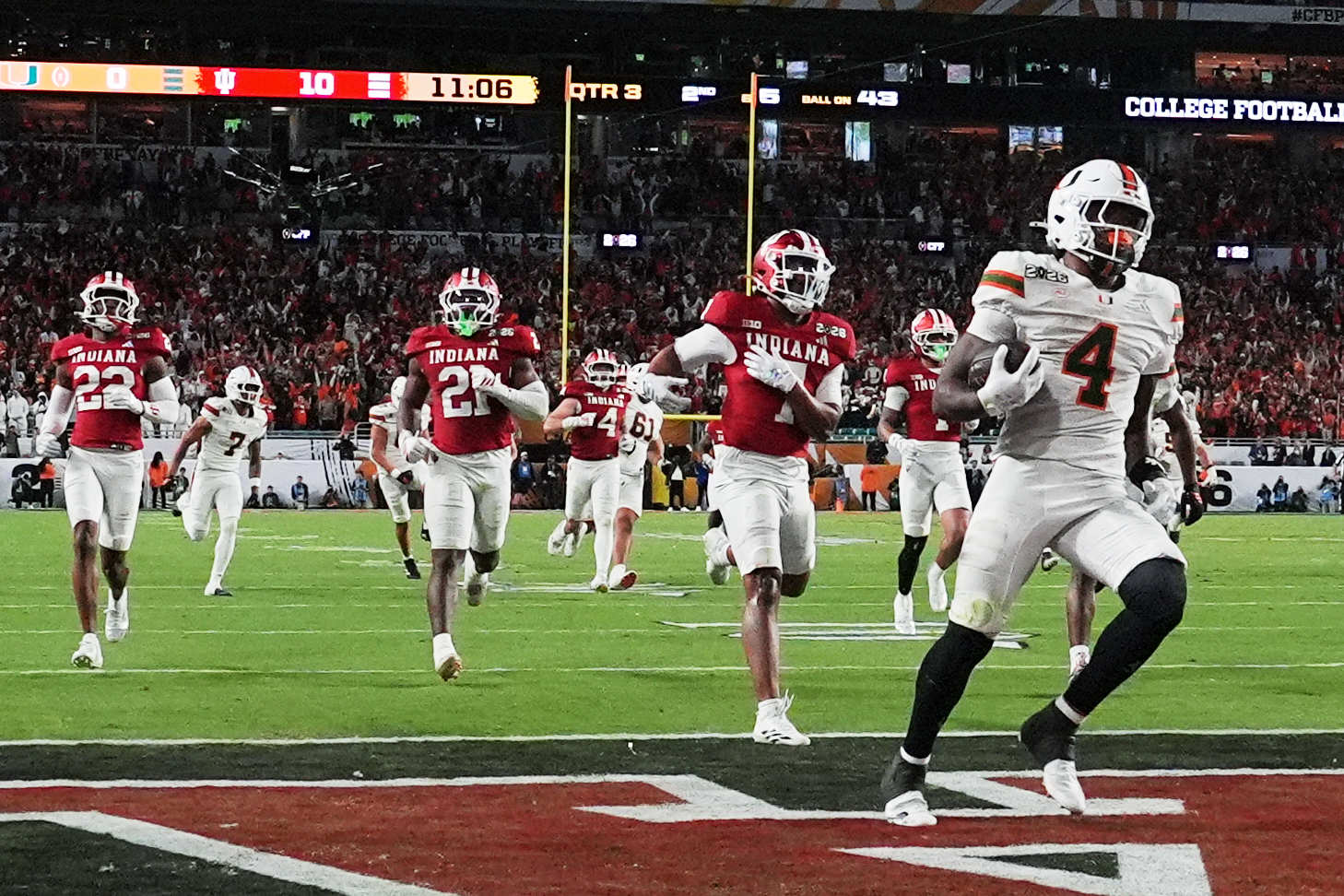 Mark Fletcher and Malachi Toney delivered for Miami in the CFP final. The Hurricanes fell just short