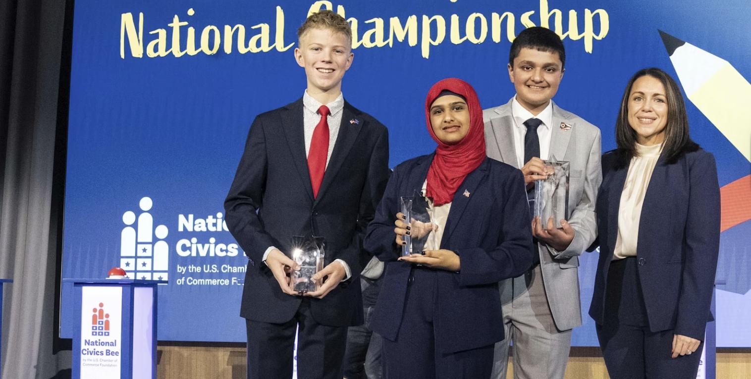 Empower the next generation: Encourage local youth to participate in the National Civics Bee