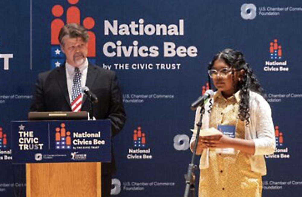 Empower the next generation: Encourage local youth to participate in the National Civics Bee