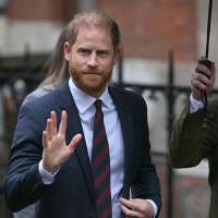 Prince Harry visibly emotional as he says Daily Mail made wife Meghan's life a misery