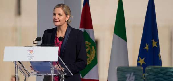 IOC president says no contact yet with Trump's White House, will meet Vance at Winter Olympics