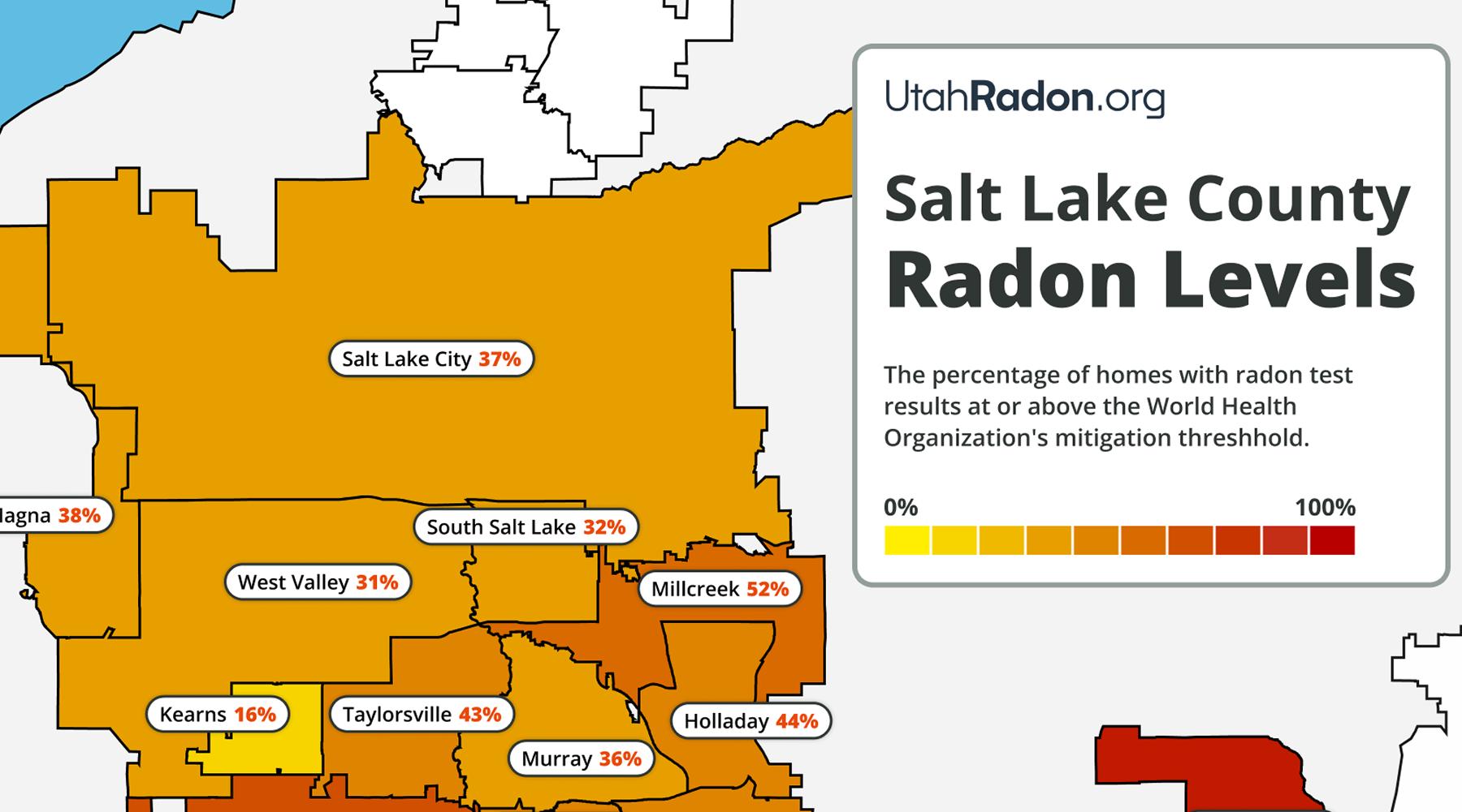 Nearly half of Utah homes have dangerous radon levels 