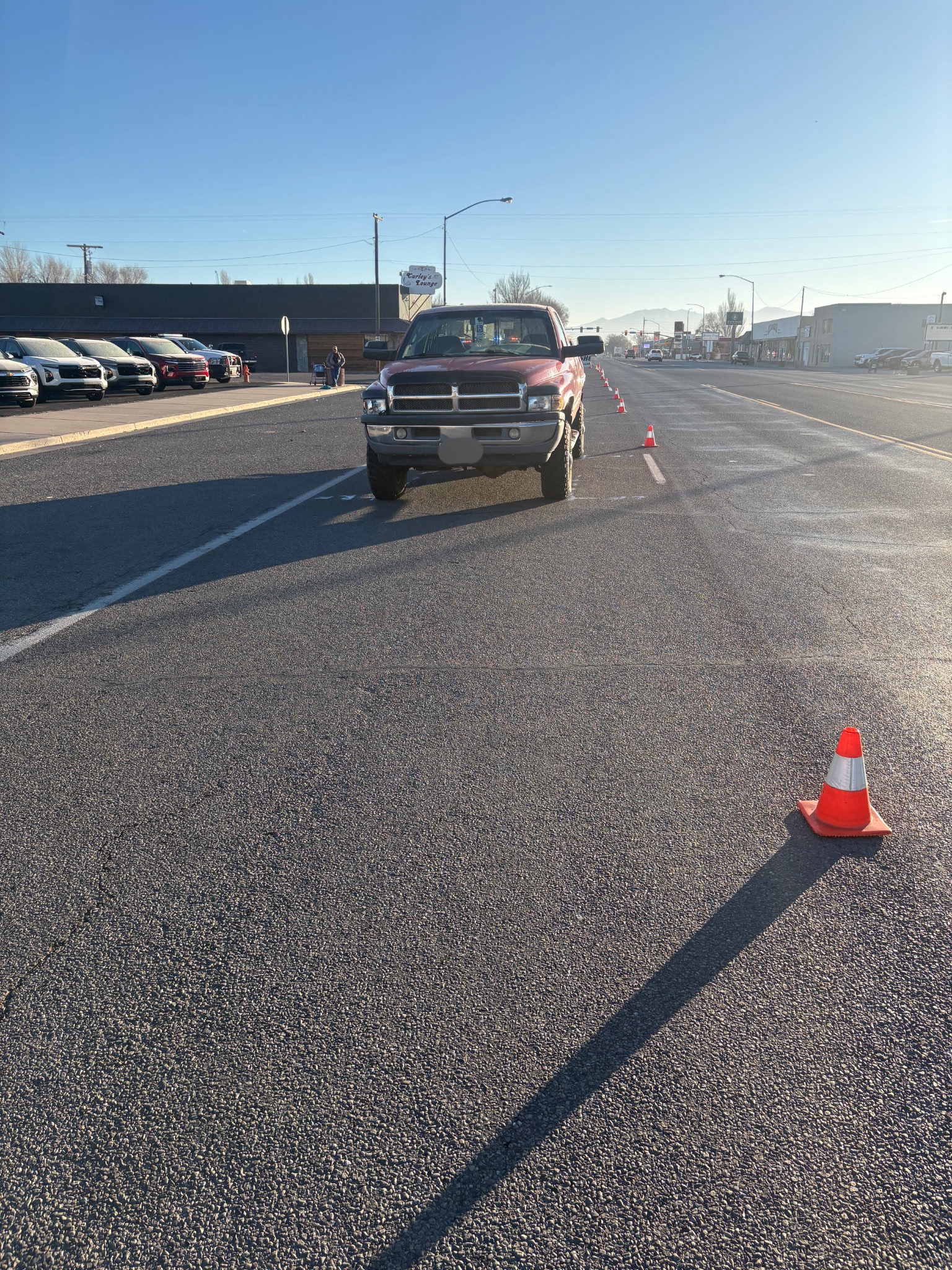 A 78-year-old man died after being hit by a pickup truck in Delta Tuesday.