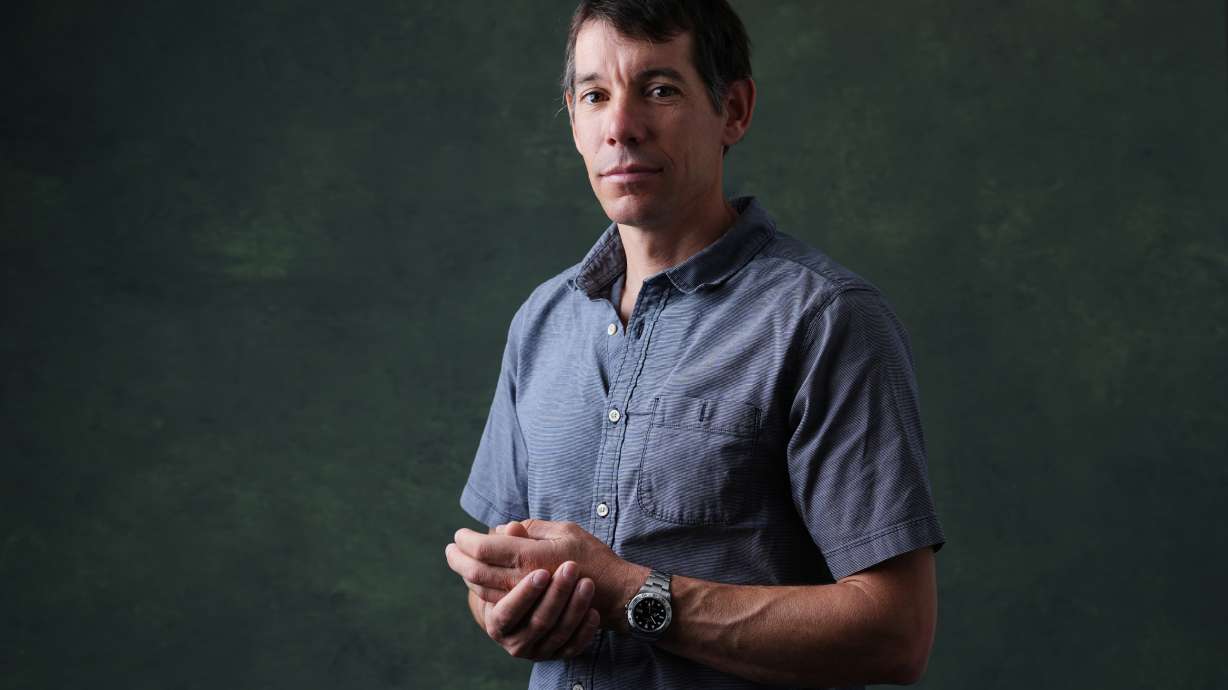 FILE - Professional climber Alex Honnold poses for a portrait Oct. 21, 2025, in Los Angeles.