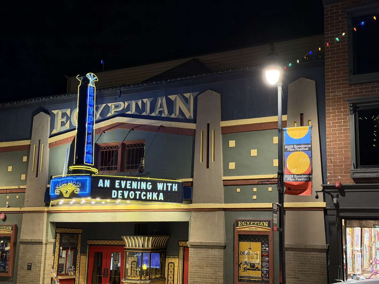 The Egyptian Theater in Park City on Wednesday.