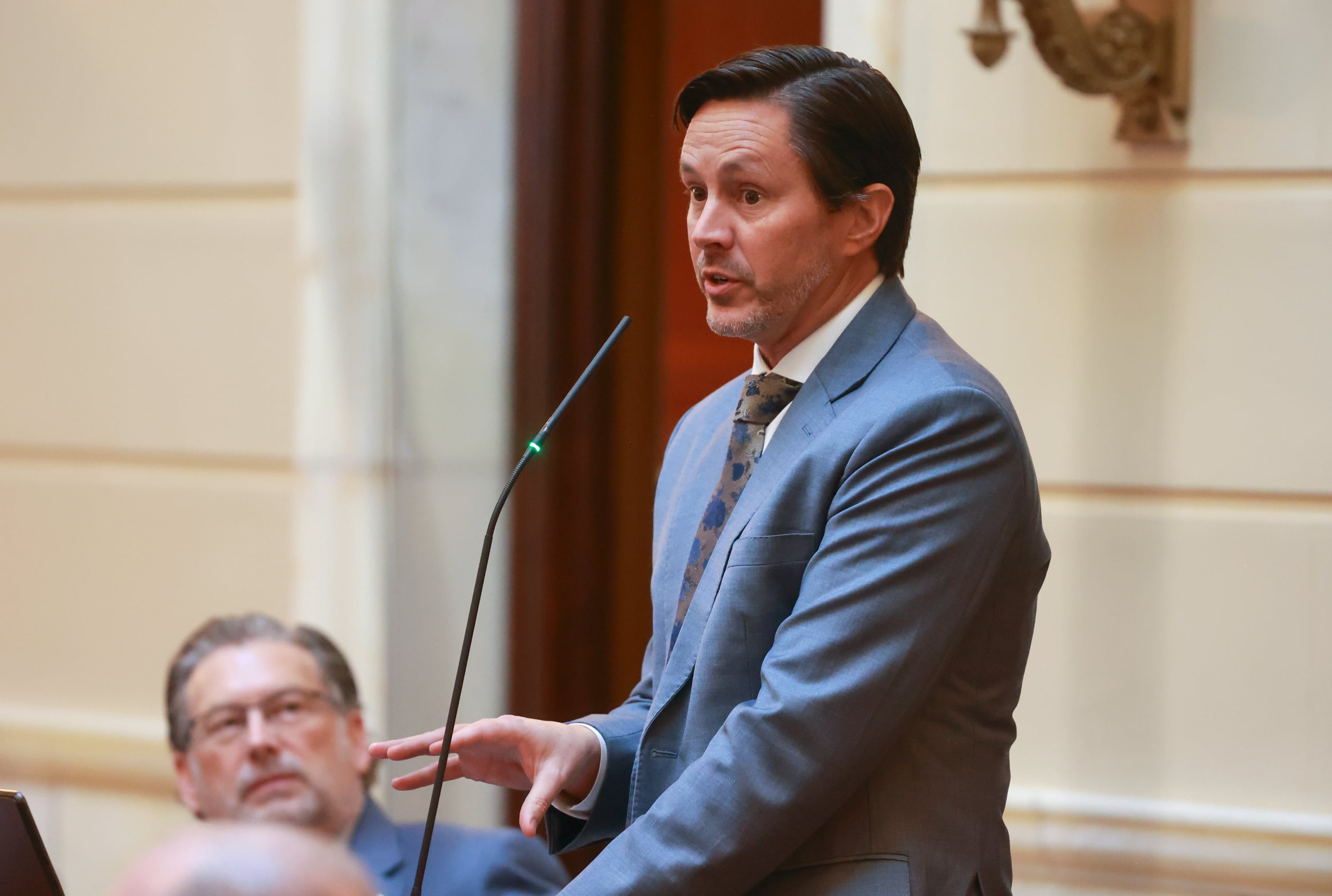 Senate Majority Leader Kirk Cullimore, R-Draper, speaks on the opening day of the 2026 legislative session at the Capitol in Salt Lake City on Tuesday.