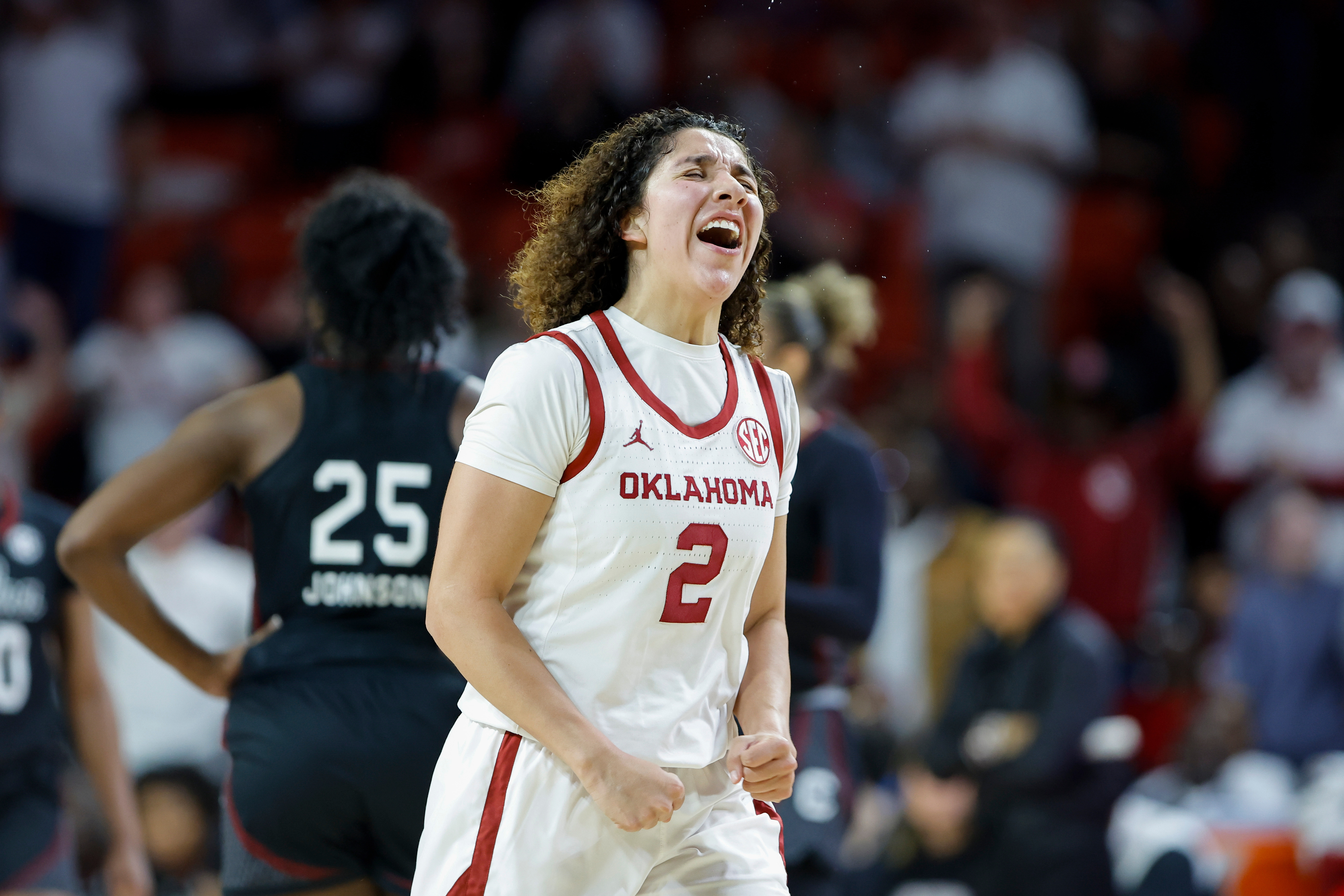 Oklahoma's Chavez earns Dawn Staley's respect with 15 points in OT to stun No. 2 South Carolina