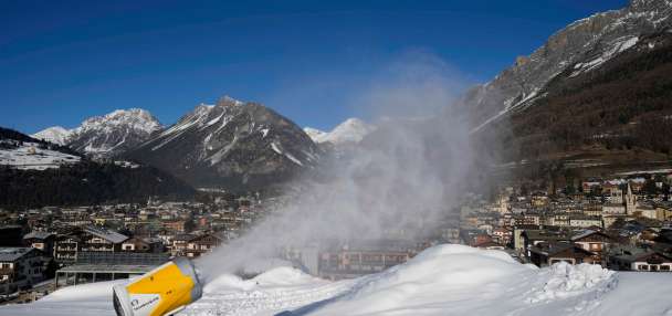 Italian expert's manufactured snow will play big role at the Milan Cortina Games