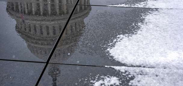 Snowstorms in Washington could derail Senate schedule, raising stakes of partial shutdown