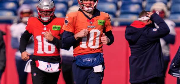 Drake Maye aims to do what Tom Brady couldn't with the Patriots: win a playoff game in Denver