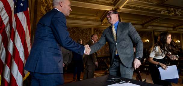 Utah political, education leaders sign resolution to make higher ed more affordable, attainable