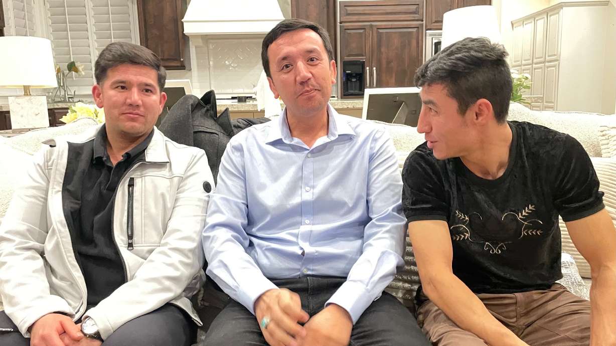Several members of the Afghan Hazara community in Utah are suddenly fearing they'll face detention and deportation. Three members of the community, from left, Ali Qasimi, Hassan Mortazavi and Zafar Zulfaqhar, are pictured Jan. 14 in South Jordan.